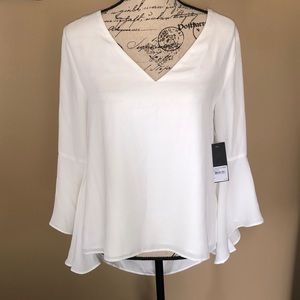 White open-back Free Press blouse. New w. Tags!